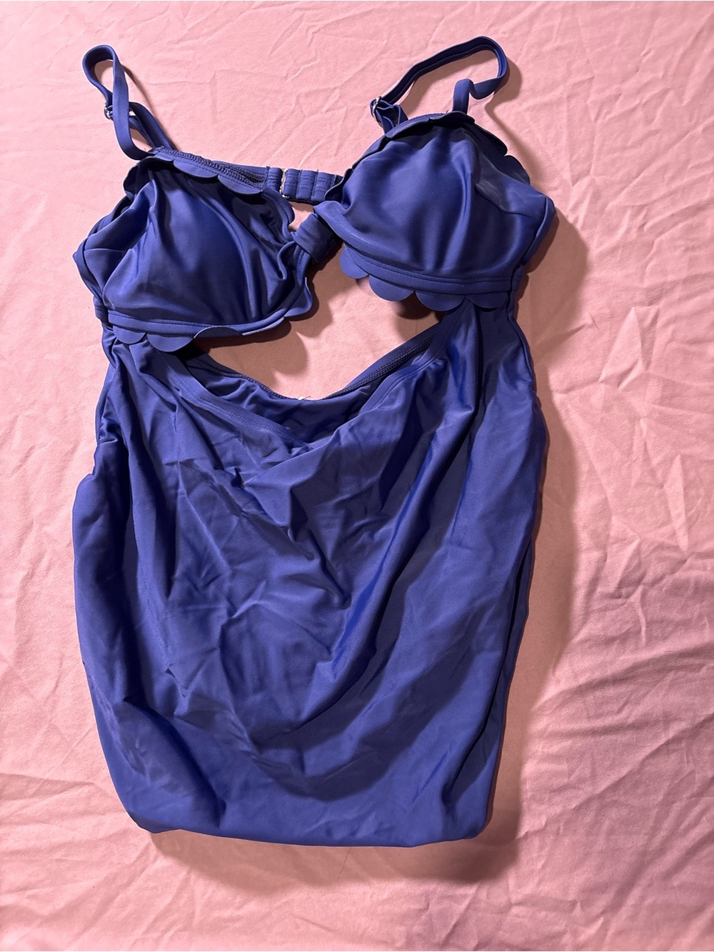 Cupshe Royal Blue Bikini top